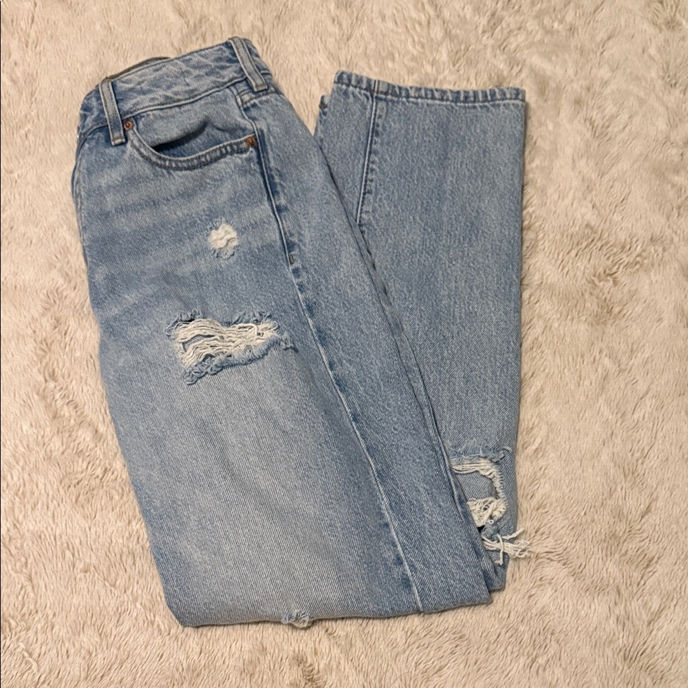 PacSun Medium Blue Straight Leg Jeans